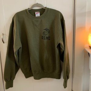 US Marine Corps Crewneck Sweatshirt Size M